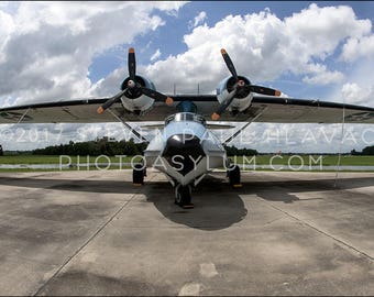 Seaplane Travel Adventure Catalina No. 93 Florida Military Aviation Signed Fine Art Photography
