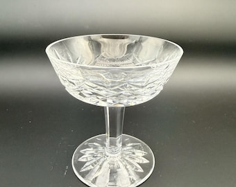 Waterford Crystal Lismore Champagne Sherbet Glasses, 4 1/8" Tall