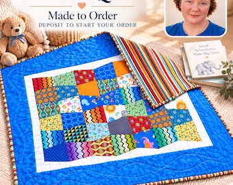 Custom Quilt Deposit – Made to Order, Baby to Twin Size