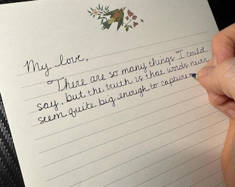 Custom Handwritten Letter • Personalized Letter • Encouragement Note • Love Letter • Sympathy Letter • Handwritten Gift
