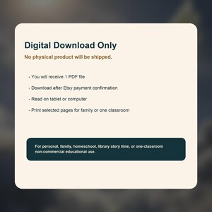 Peut inclure: Visuel de t&eacute;l&eacute;chargement num&eacute;rique avec le texte "T&eacute;l&eacute;chargement num&eacute;rique uniquement" et "Aucun produit physique ne sera exp&eacute;di&eacute;." Le texte suppl&eacute;mentaire d&eacute;taille la r&eacute;ception d'un fichier PDF, les instructions de t&eacute;l&eacute;chargement et les directives d'utilisation.