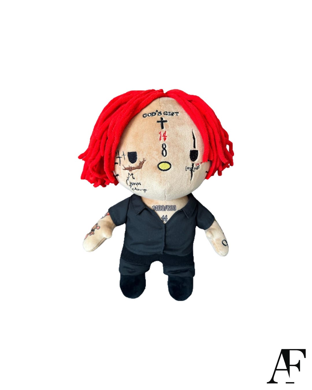 Costom Plushie Rapper Hello Kitty X TRIPPIE REDD Rapper Plush | Artist Plushie Toy, Hiphop ...