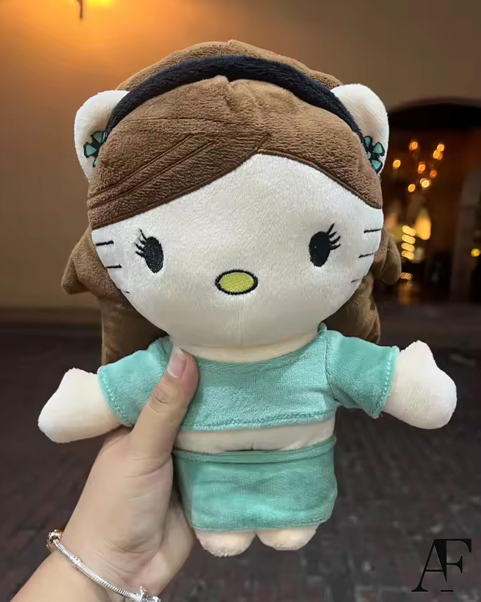 Costom Plushie Rapper Hello Kitty X ARIANA GRANDE Artist Plush | Rapper Plushie Toy, Hiphop ...