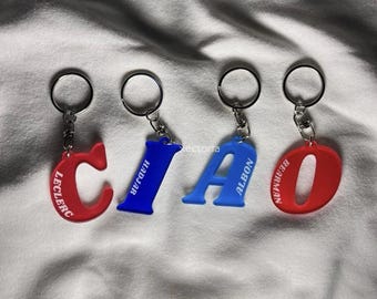 Chaveiro de acrílico premium – Alfabeto de pilotos de Fórmula 1