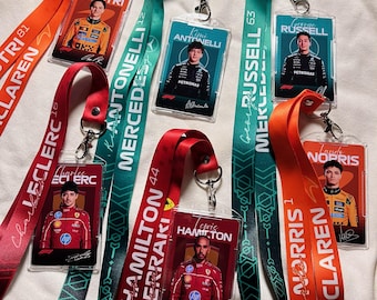 Premium Collectible Lanyard - Formula 1 Driver Lineup
