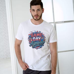 Croatia Game Day Ajmooo Shirt, Croatian Soccer Fan T-Shirt, World Cup Croatia Tee, Hrvatska Football Fan Gift image 4