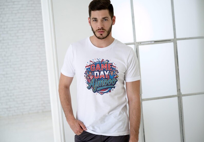 Croatia Game Day Ajmooo Shirt, Croatian Soccer Fan T-Shirt, World Cup Croatia Tee, Hrvatska Football Fan Gift image 4