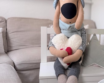 Giant stuffed dog “Fitje” from LiebesDing