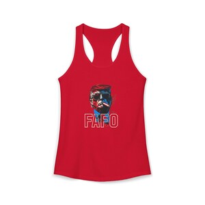 Camiseta sin mangas estilo racerback de Trump, camiseta sin mangas Trump 2026, camiseta sin mangas del 4 de julio imagen 7
