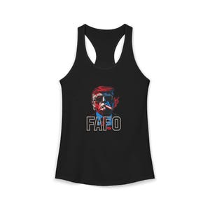 Camiseta sin mangas estilo racerback de Trump, camiseta sin mangas Trump 2026, camiseta sin mangas del 4 de julio imagen 5