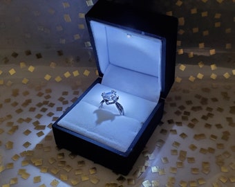 proposal ring box with light