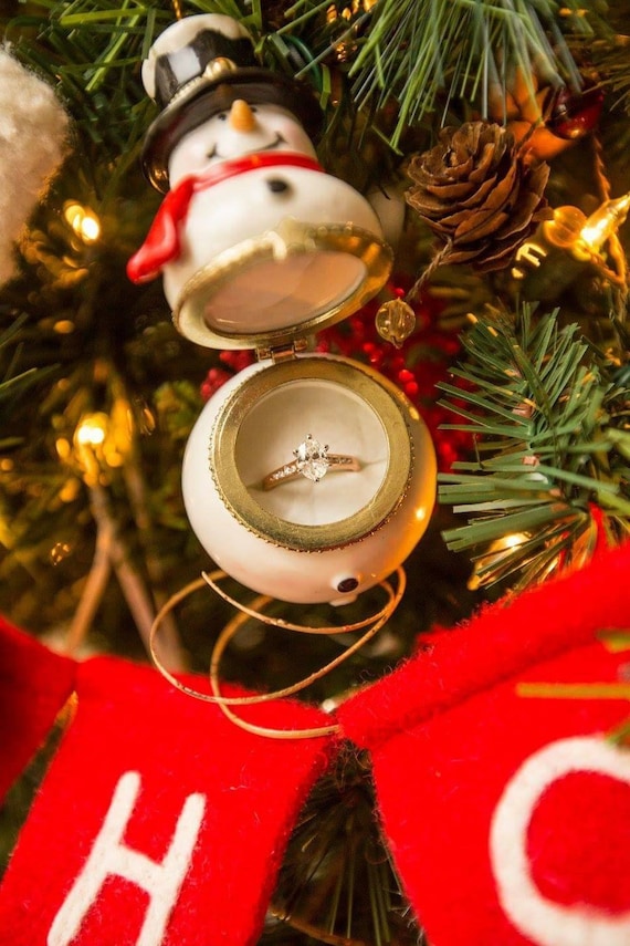 Novelty Christmas Porcelain Ball Snowman Ornament Hanging Etsy