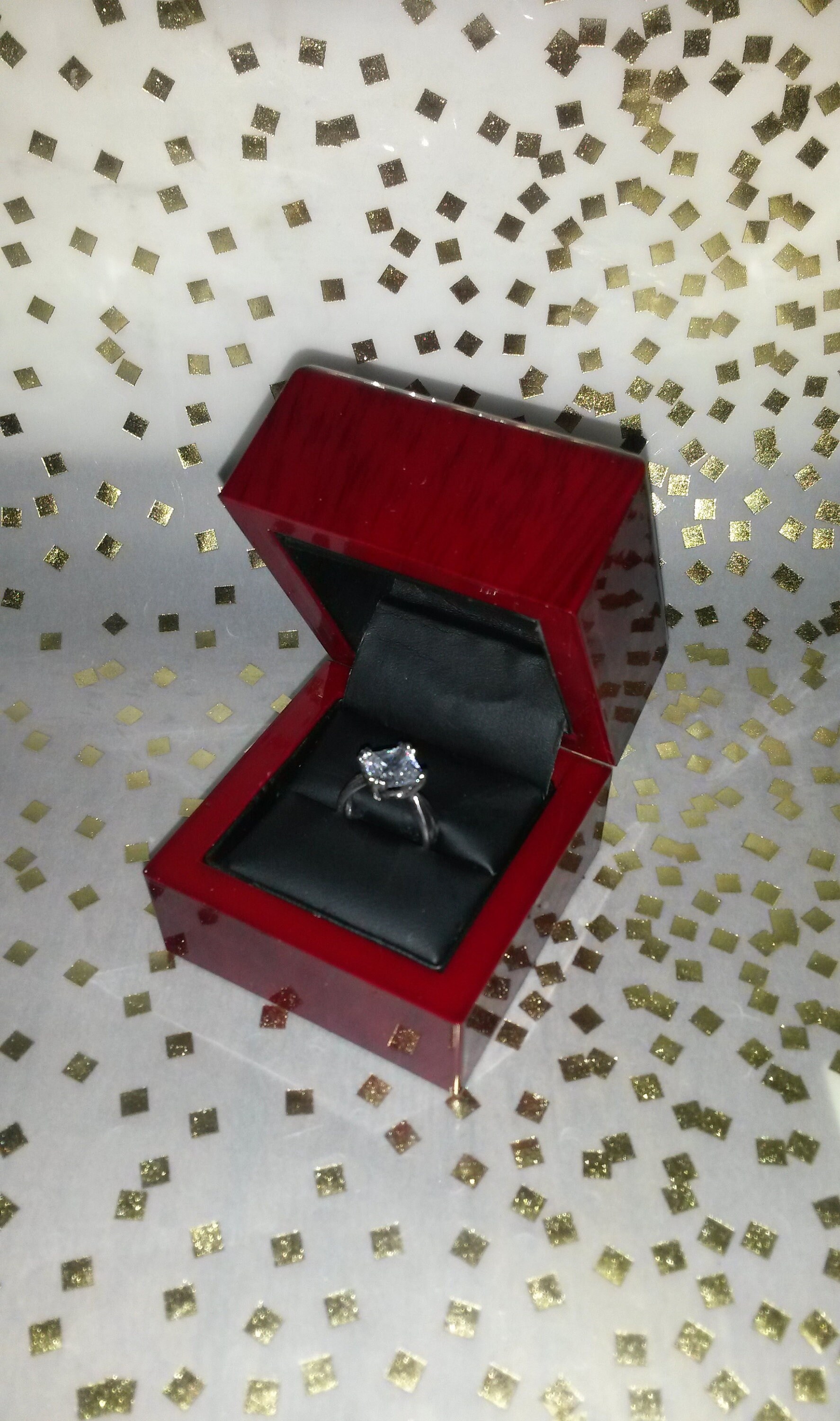 mahogany ring box