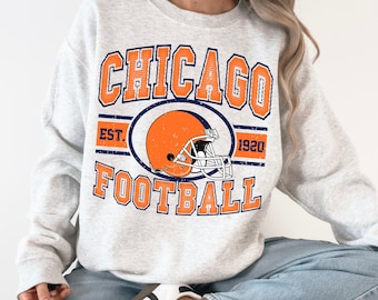 Vintage Chicago Football 1920s Sweatshirt, Retro Sports Shirt