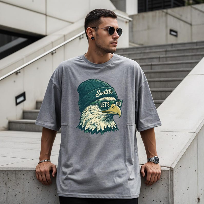 Comfort Colors Vintage Seattle Shirt, Retro Football TShirt, Football Merch Fan Gift, Unisex image 7