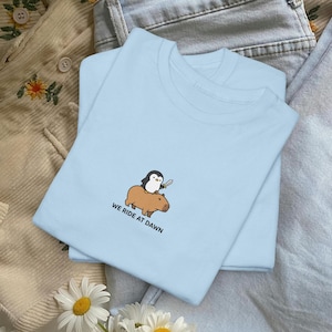 Capybara Shirt | Capybara T-Shirt | Capybara Gift | Meme Shirt | Animal Lover Gift | Capybara Penguin T-shirt | We Ride At Dawn