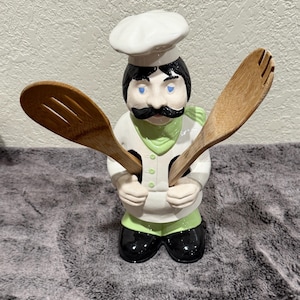 Vintage Italian Chef Utensil Holder - Etsy