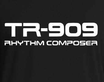 TR-909 Rhythm Composer T-Shirt – Acid House Techno DJ Tee