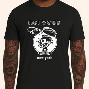 Vintage Nervous Records T Shirt - Etsy