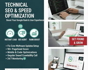 Technische SEO-audit | Optimalisatie van websitesnelheid en kernoplossing voor webvitaliteit