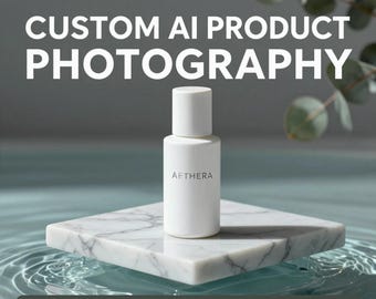 Custom AI Product Photography | Skincare, Beauty Brands | 10 Digital Mockups (24-48h Delivery)