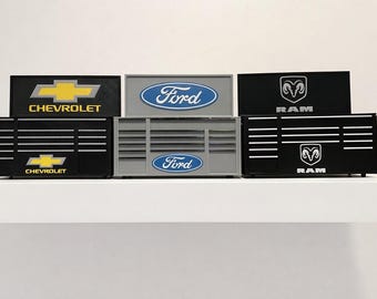 3D Printed Toolbox Business Card Holder with Pen Organizer