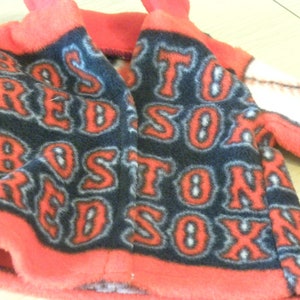 Boston Red Sox fleece jacket and blue jeans created for 18 dolls image 6