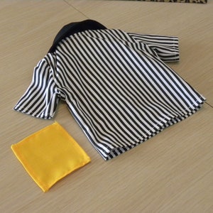 Black and White Referee Uniform designed to fit 18 dolls image 4