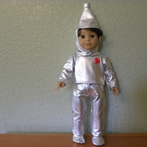 My Tin Man Costume from the Wizard of Oz designed to fit 18"' dolls