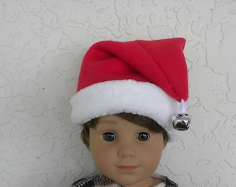 Rode kerstmuts gemaakt voor poppen, teddyberen en andere wezens 18
