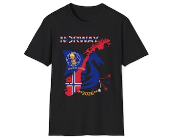 Norwegen WM Fußball T-Shirt | Norwegischer Fußball