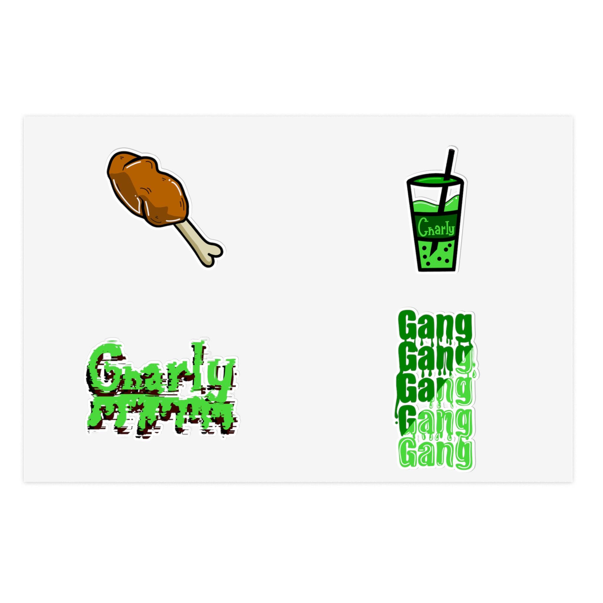 Gnarly ステッカーシート | 4枚パック - Etsy 日本