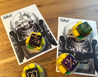 Fallout MTG Rad Counters | 3D Printed Radiation Dice Holders