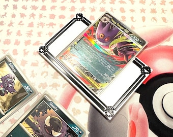 Pokemon TCG Decorative Battle Frame | 3D Printed TCG Accessories Card Frame | Tokens Dice Coin