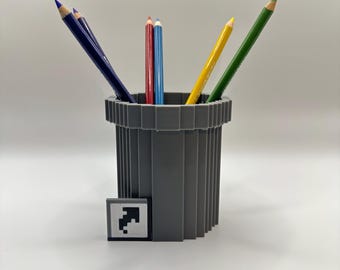 Windows 95 MS Paint -  Retro 3D Printed Pen Holder Windows 98 Inspired Desk Organizer