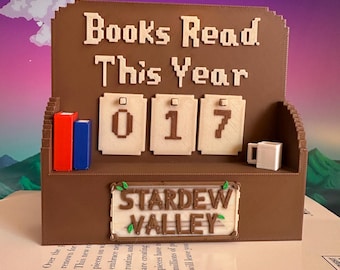 Stardew Valley Gift Book Tracker | Reading Counter | Stardew Merch For Fans