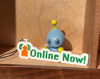 MySpace ONLINE NOW Keychain | Y2K Internet Nostalgia | Retro Social Media | 3D Printed 2000s Gift