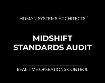 Auditoría de estándares de turno intermedio / Herramienta de control de operaciones de restaurantes / Descarga digital