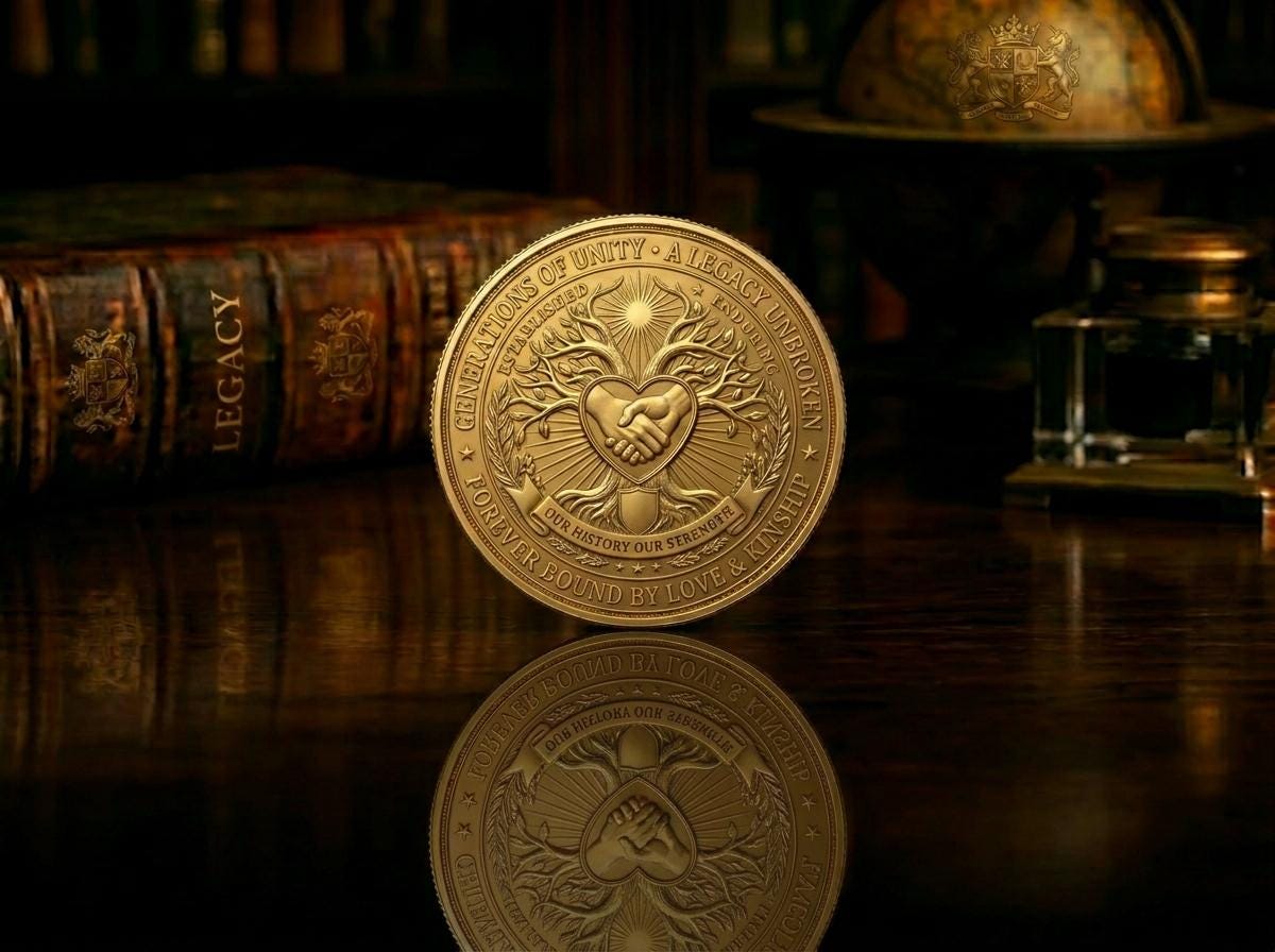 Generations of Unity Gold Coin A Legacy Unbroken Forever Bound by Love ...