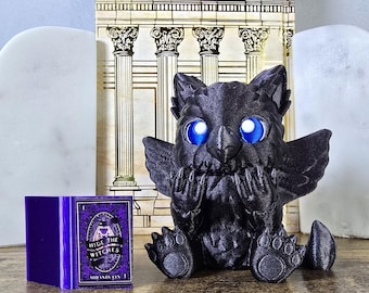 Reading Silas - Hide the Witches Bookshelf Griffin with Miranda Lyn Mini Book