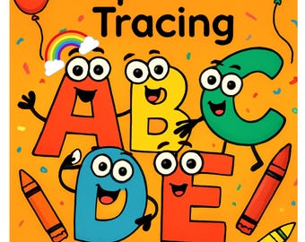 Alphabet-Übungs-Arbeitsblätter A - Z | Vorschul-Handschrift-Übung | Druckbare Kinder Lernseiten | Sofort Download PDF