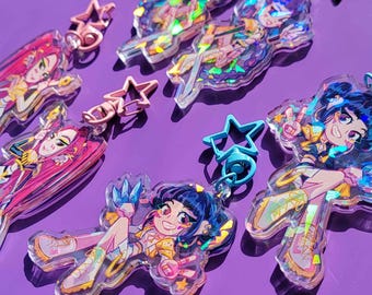 Kpop Demon Hunter Keychains Holographic