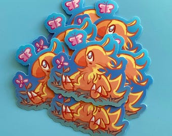 Chocobo-stickers en print