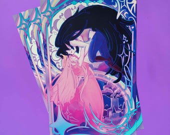 Adventure Time Marceline X Bubblegum Print