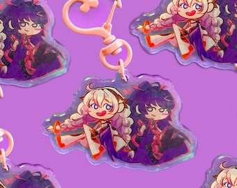 Honkai Impact 3rd KianaxMei Keychain Holographic