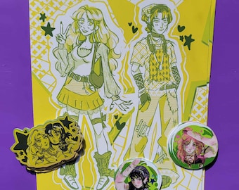 Green Yuri Print and Stickers