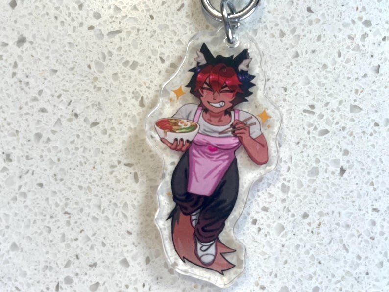 Zenless Zone Zero Aryclic Keychains - Lycon, Hugo Vlad, Manato, and Lighter ZZZ Keychain image 7