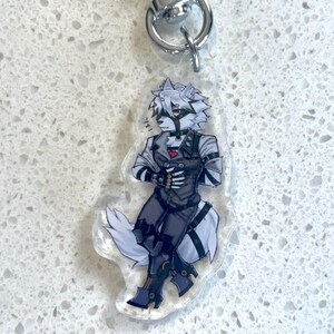 Zenless Zone Zero Aryclic Keychains - Lycon, Hugo Vlad, Manato, and Lighter ZZZ Keychain image 4