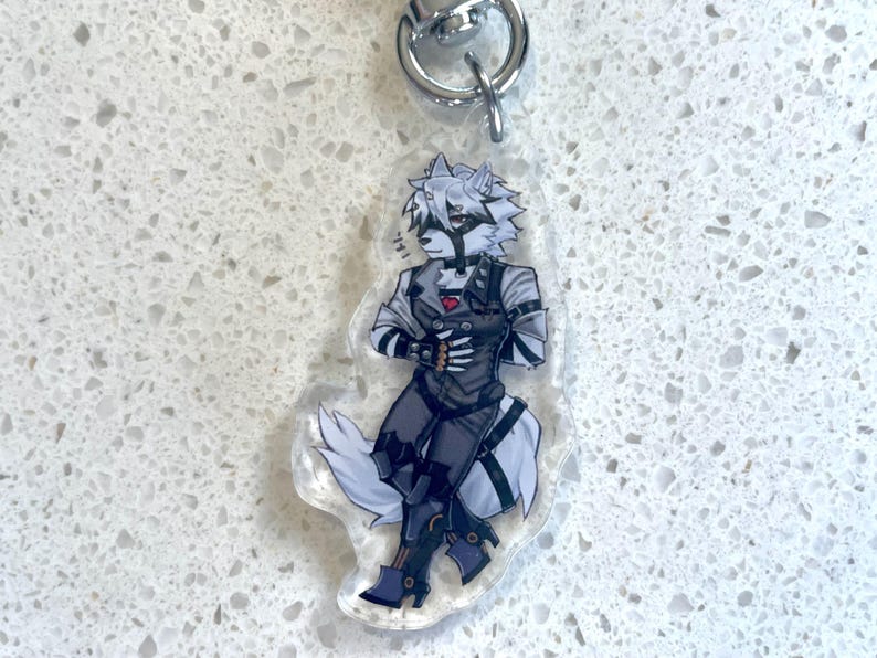 Zenless Zone Zero Aryclic Keychains - Lycon, Hugo Vlad, Manato, and Lighter ZZZ Keychain image 4