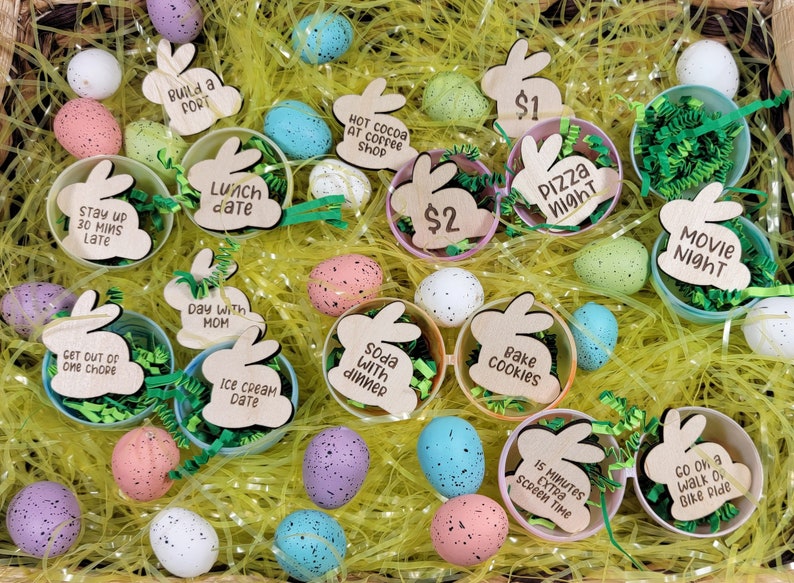 Easter Egg Token Pack, Fun Message Egg Stuffer, Kids Easter Egg Stuffer image 4